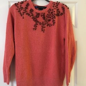 Gorgeous peachy-pink sweater